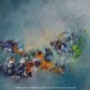 Abstract French painting sea