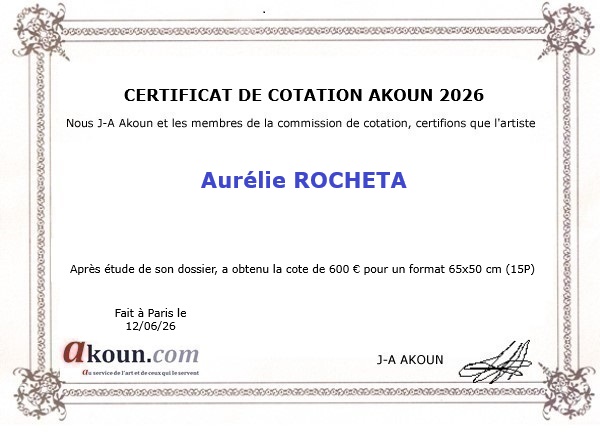 Certificat de cotation Akoun 2026_Aurélie ROCHETA