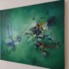 Abstract french painting Confluence