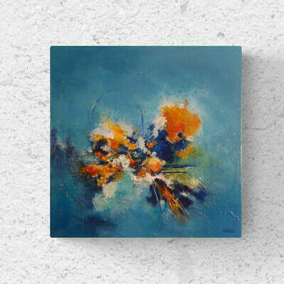 Blue Abstract french painting