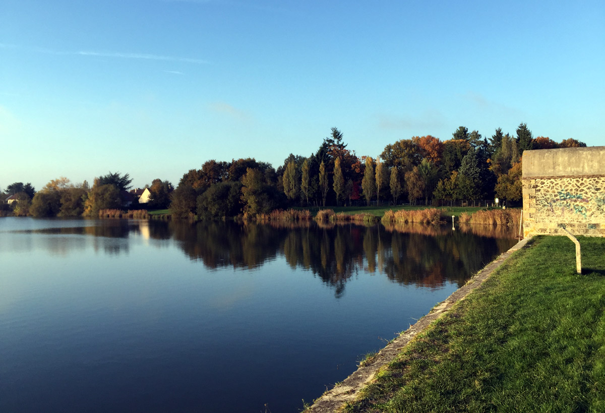 Étang du Perray-en-Yvelines, à proximité de mon atelier
