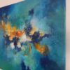 Blue Abstract french painting