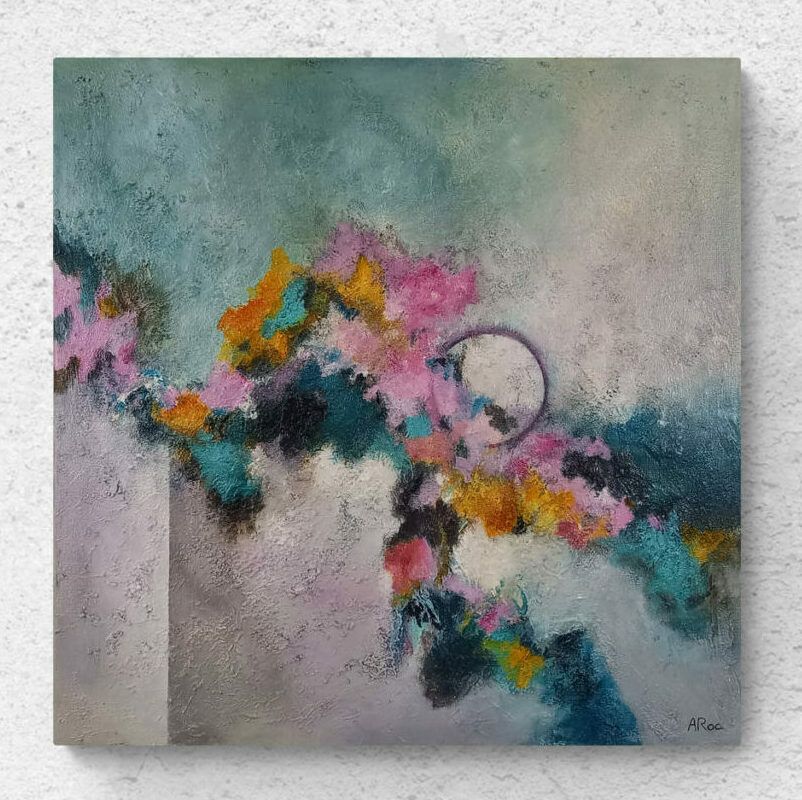 Abstract french painting Tenderness
