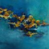 Blue Abstract french painting