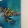 Blue Abstract french painting