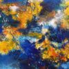 Blue Abstract french painting